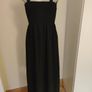 Cotton Club black evening occasion maxi dress size UK10 EU38 Perfect condition Postage included Image 3