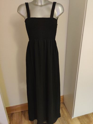 Cotton Club black evening occasion maxi dress size UK10 EU38 Perfect condition Postage included