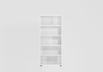 NEW White Open Bookcase Desk High (1850mm) - 5 Levels