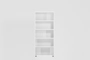NEW White Open Bookcase Desk High (1850mm) - 5 Levels