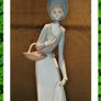 Figurine by Porcelanas Miguel Requena of Gentleman with Candlestick Jardiniere Image 6