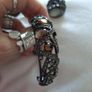 jewel encrusted matching bracelet and ring by Ricarda M Image 7