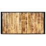 Dining Table 180x90x76 cm Solid Rough Mango Wood Image 2