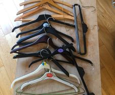 Assorted 20 clothes hangers - mixed styles