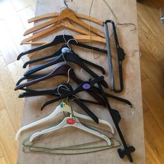 Assorted 20 clothes hangers - mixed styles