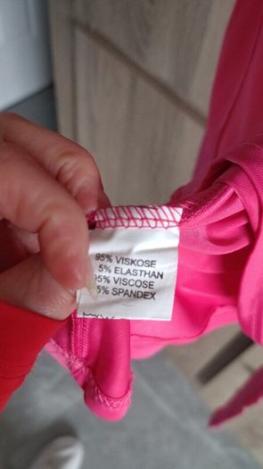 new pink satin look top
