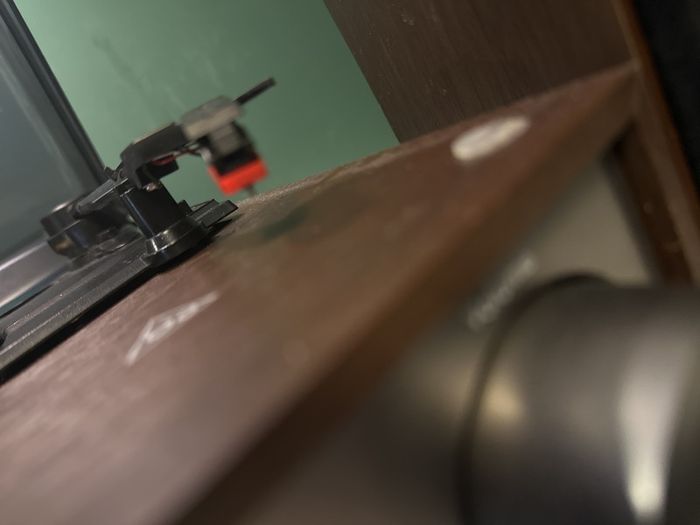 record player and CD