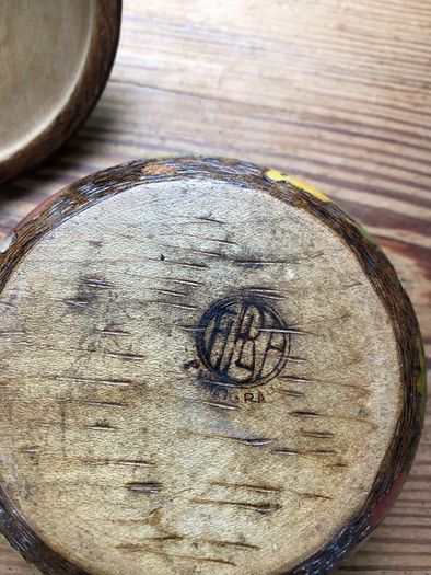 Vintage Handcrafted Wooden Trinket Box Decorative Carved Flowers