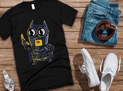 Bat minion funny minion dressed up as batman t-shirt minion t-shirt tee top