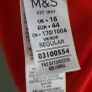M&S Collection Red Full Length Dress Sz 16UK Image 5