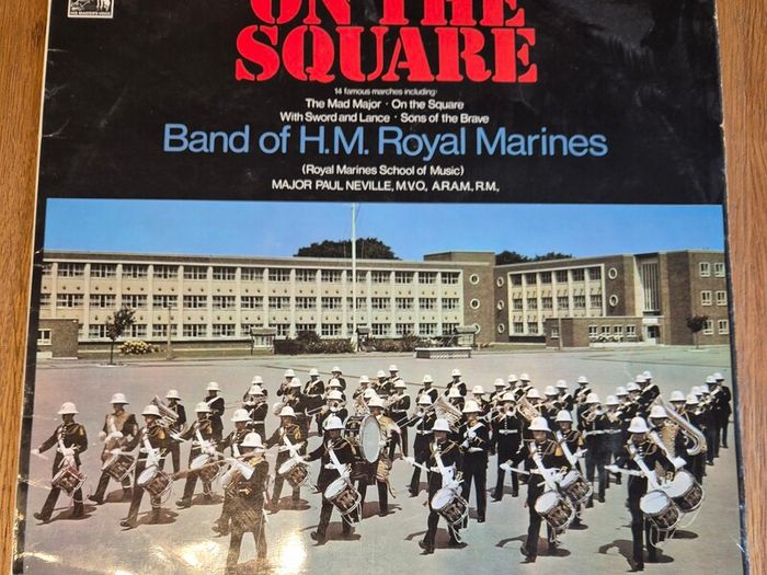 20 x Military marching music vinyl records