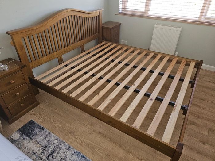 Super king solid wood bed frame