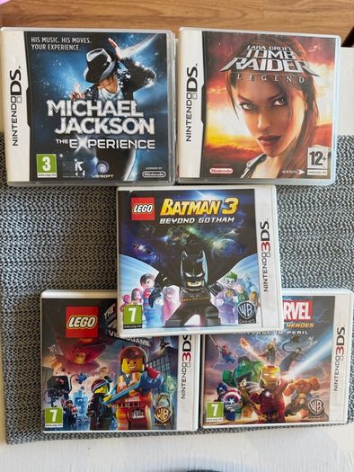 Nintendo DS and 3DS Games. 5 in Total.