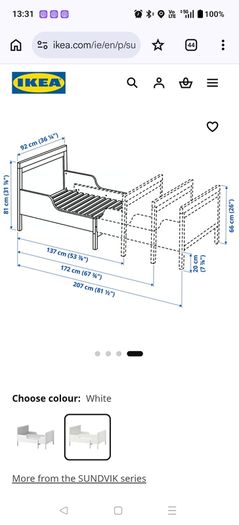 Sundvik ikea extendable bed