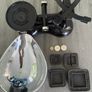 Vintage Victor England Black Cast Iron Scales With Chrome Scoops & Metric Weights Image 6