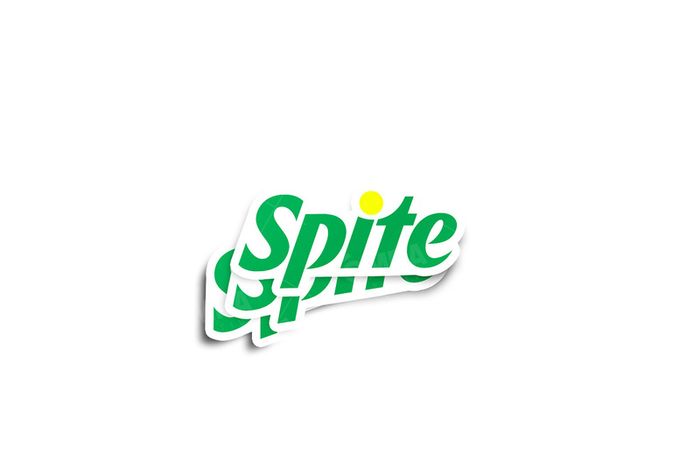 Spite Parody Glossy Stickers 2-Pack