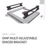 Omp bucket seat rails raisers Image 2