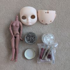 OOAK Blythe doll tools-eye chips, screws, shoes molds, body and face