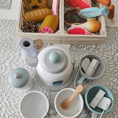 Wooden toys Kitchens and accessories
