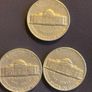 US American 5 cent  coins 1964 1974 1958 Image 2
