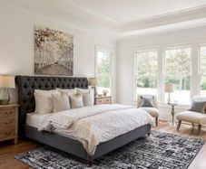 Rug for Living Room 120x180, Black Abstract Soft Bedroom Rug Non-shedding