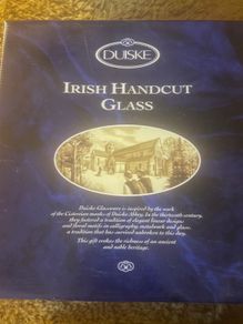 New Duiske  Handcut Irish Coffee Glasses