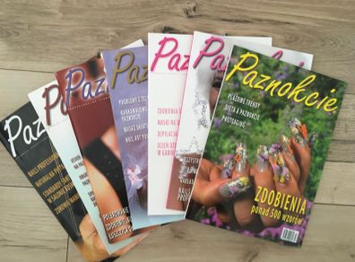 Professional manicure pedicure magazine polish language
