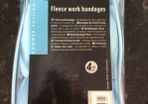 brand new blue fleece horse work bandages