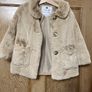 Girls fur coats aged 3-4 Image 4