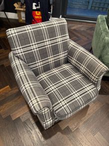 Armchair and footstool