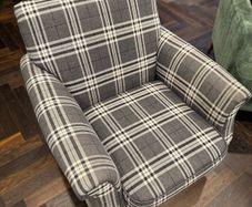 Armchair and footstool