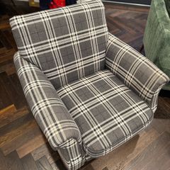 Armchair and footstool