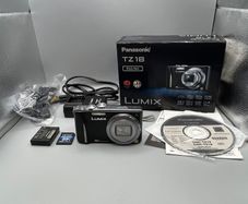 Panasonic Lumix DMC-TZ18 14.1MP Digital Camera Black - Boxed - Full Kit - Nr Min