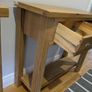 Oak Console Table Image 4