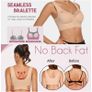 Brand New Women's Wireless Backless Bralette Wide Straps Image 4