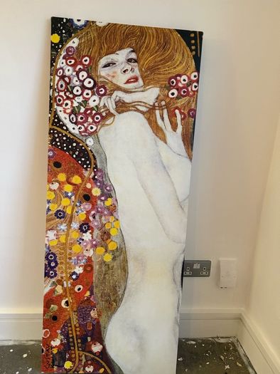 Gustav Klimt Canvas (Water Serpents II)