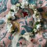 Brand new White Cream Communion Occasion floral headband headpiece crown Image 6