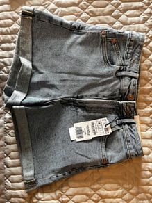 Stradavarius Mom Fit Shorts-Size:10