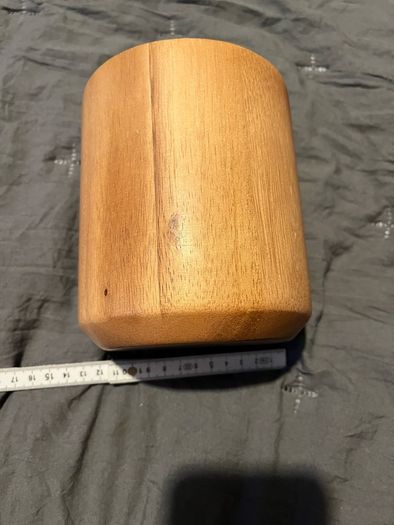 mortar and pestle acacia wooden hand made