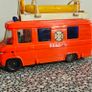 Retro plastic Mercedes van Fire Rescue Department  Bump-N-Go from Hong Kong Image 2