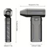 Handheld USB Rechargeable Fan | 6-Speed High Pressure, 100K RPM Super Power Turbo Blower, 3000mAh Battery Image 2