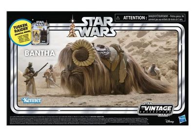 Star Wars Bantha & Tusken Raider 3.75 " Scale From The New Vintage Wave New & Unopened