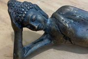 Nice brass effect laying buddah