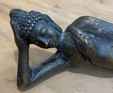 Nice brass effect laying buddah