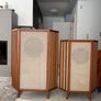 Custom Hand-Crafted Tannoy York Corner Loudspeakers (Silver, Gold, Red, HPD, K3808) Image 7