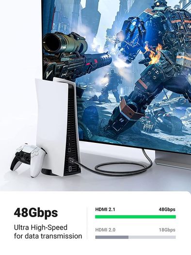 iVanky 2M HDMI 2.1 UHD/3D 8K (7680x4320@60Hz) 48Gbps Zinc Alloy Luxury (Limited Edition) Model Nylon Braided/Gold-Plated Cable (Brand New/Warranty)