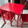 Childrens table and 2 chairs Image 2