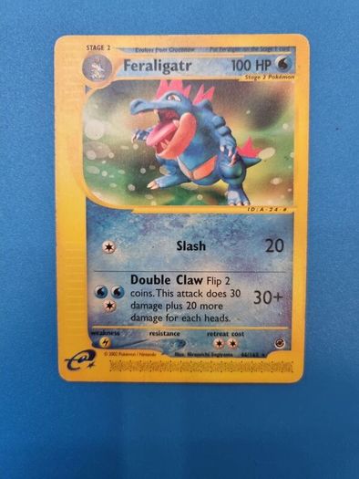 Feraligatr Pokemon Card (46/165) Expedition Base Set