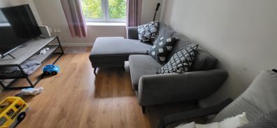 3 seater L shaped sofa