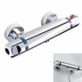 Modern Thermostatic Bar Shower Mixer Valve Tap Chrome Bottom 3/4" Outlet Image 3